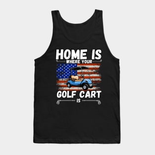 Who Are On the Golf Course and Their Golf Cart Tank Top